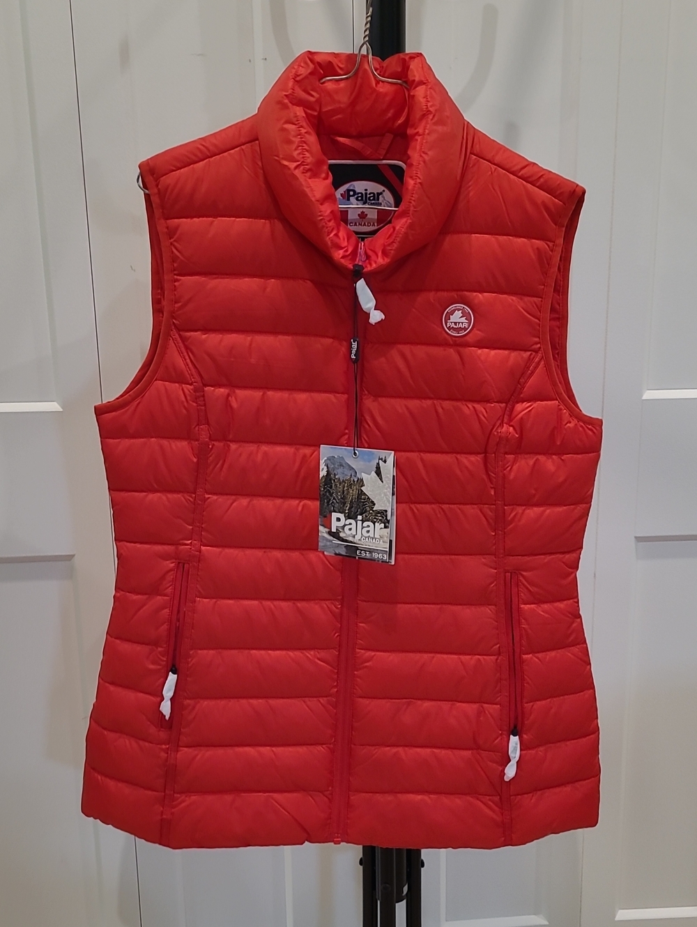Pajar Women's Red Quilted Packable Down Vest